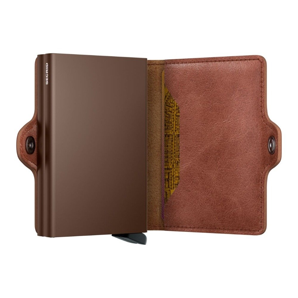 Twin Wallet Vintage Cognac - immagine 4