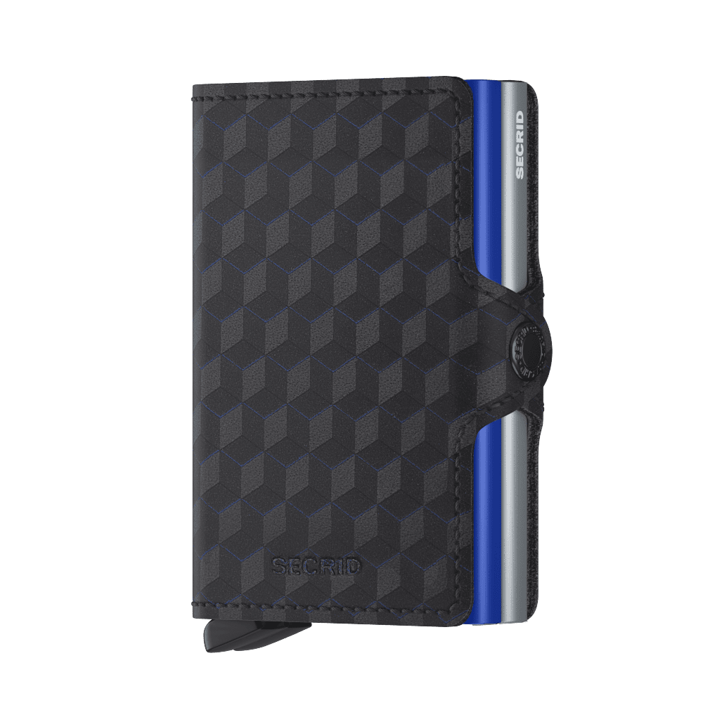 Twin Wallet Optical Blu Titanium