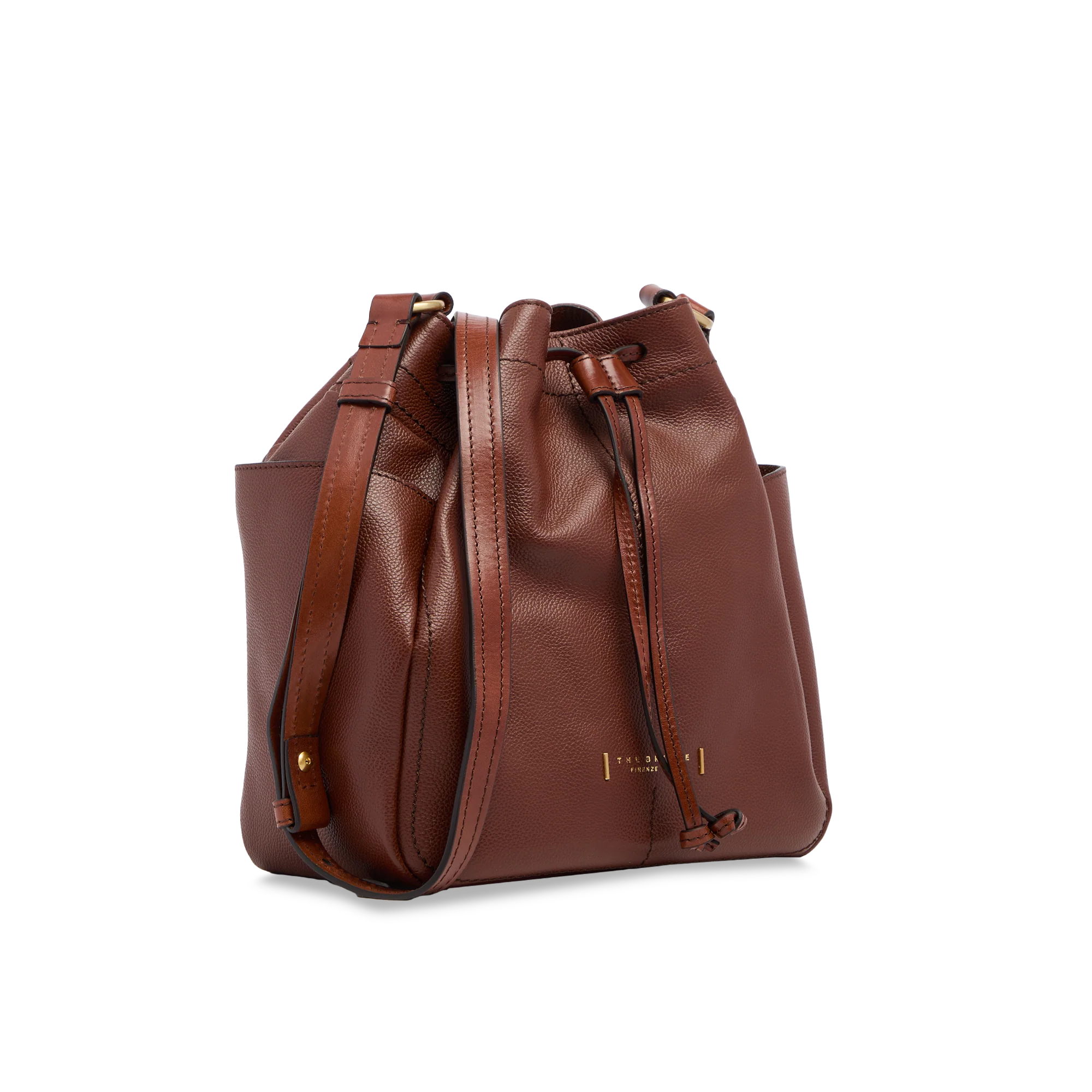 Borsa secchiello in pelle - immagine 2