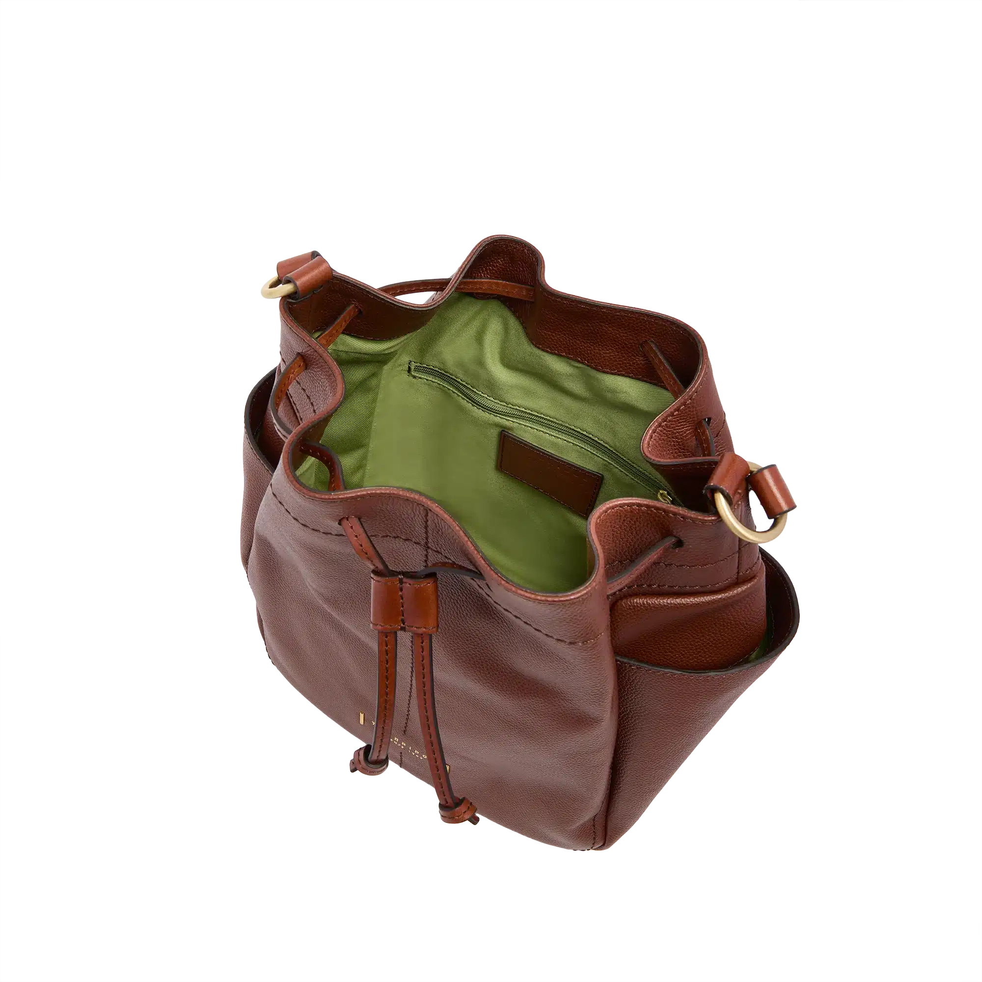 Borsa secchiello in pelle - immagine 4